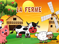 Vocabulaire, les animaux de la ferme, maternelle