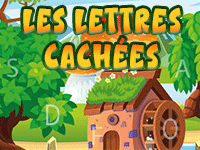 Chercher les lettres cachées, jeu en ligne, maternelle MS